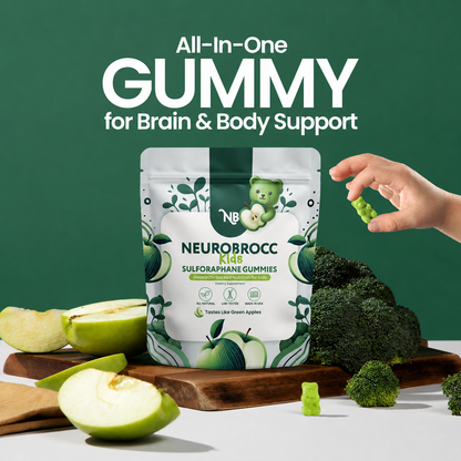 NeuroBrocc - Gomitas de suplemento de sulforafano